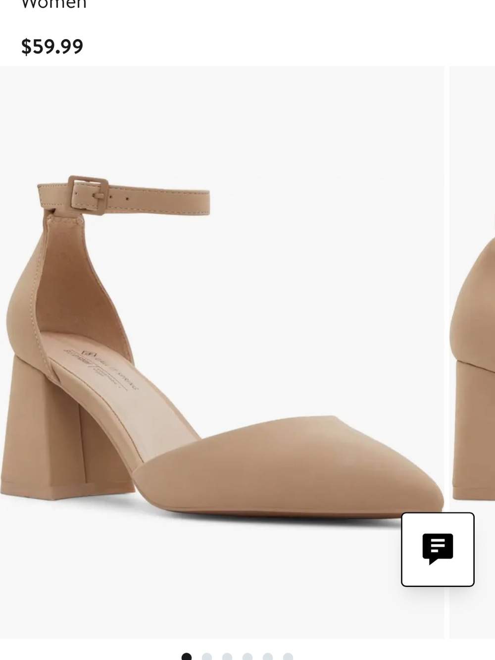 Daliaa Ankle Strap Pointed Toe Pump